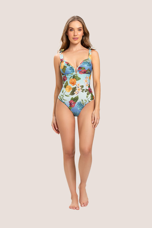 Vestido De Baño Enterizo Orchid Garden Blossom Stories