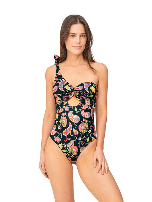 Vestido De Baño Enterizo River Garden Media Luna