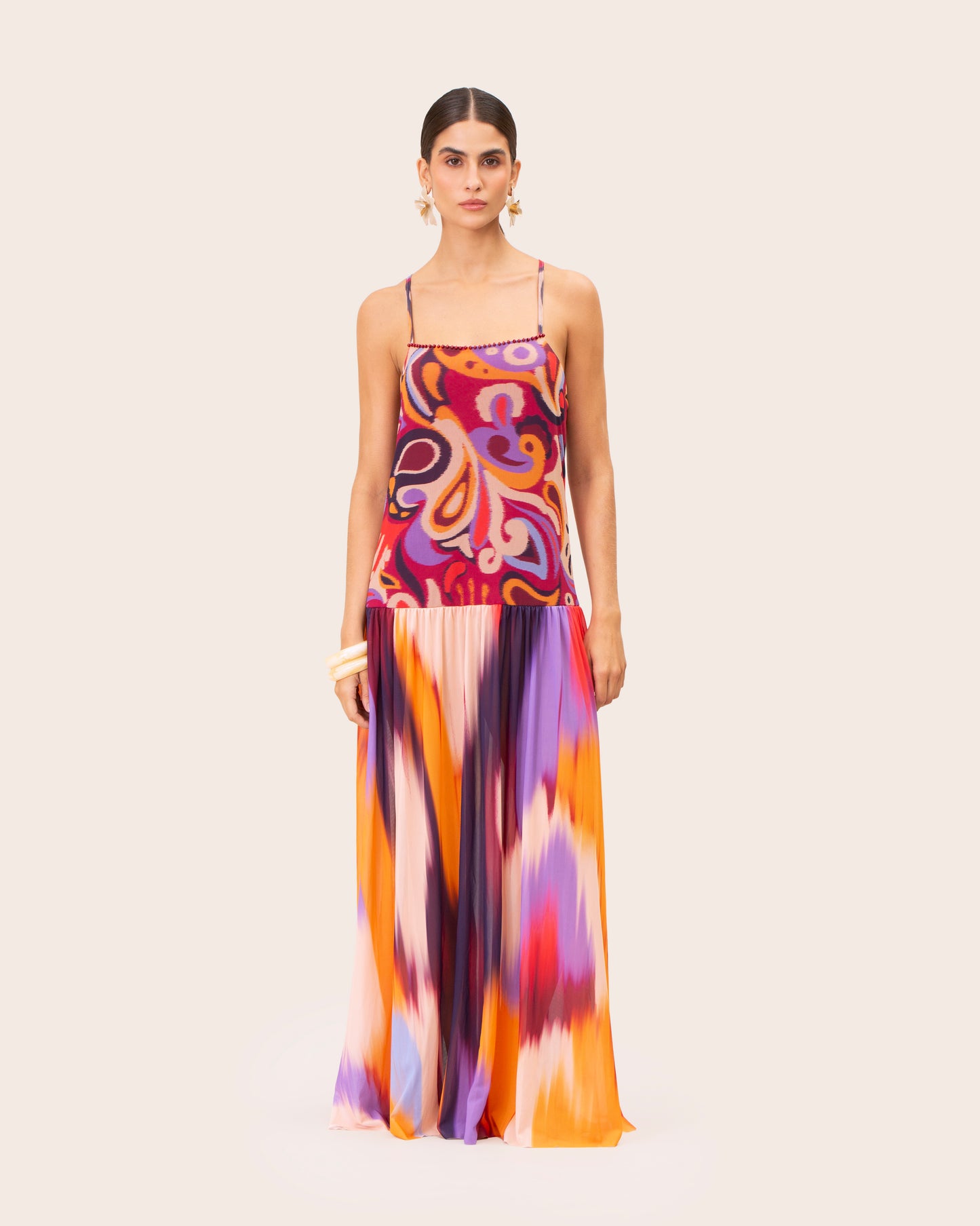 Vestido largo Tropical VEL266-TRO