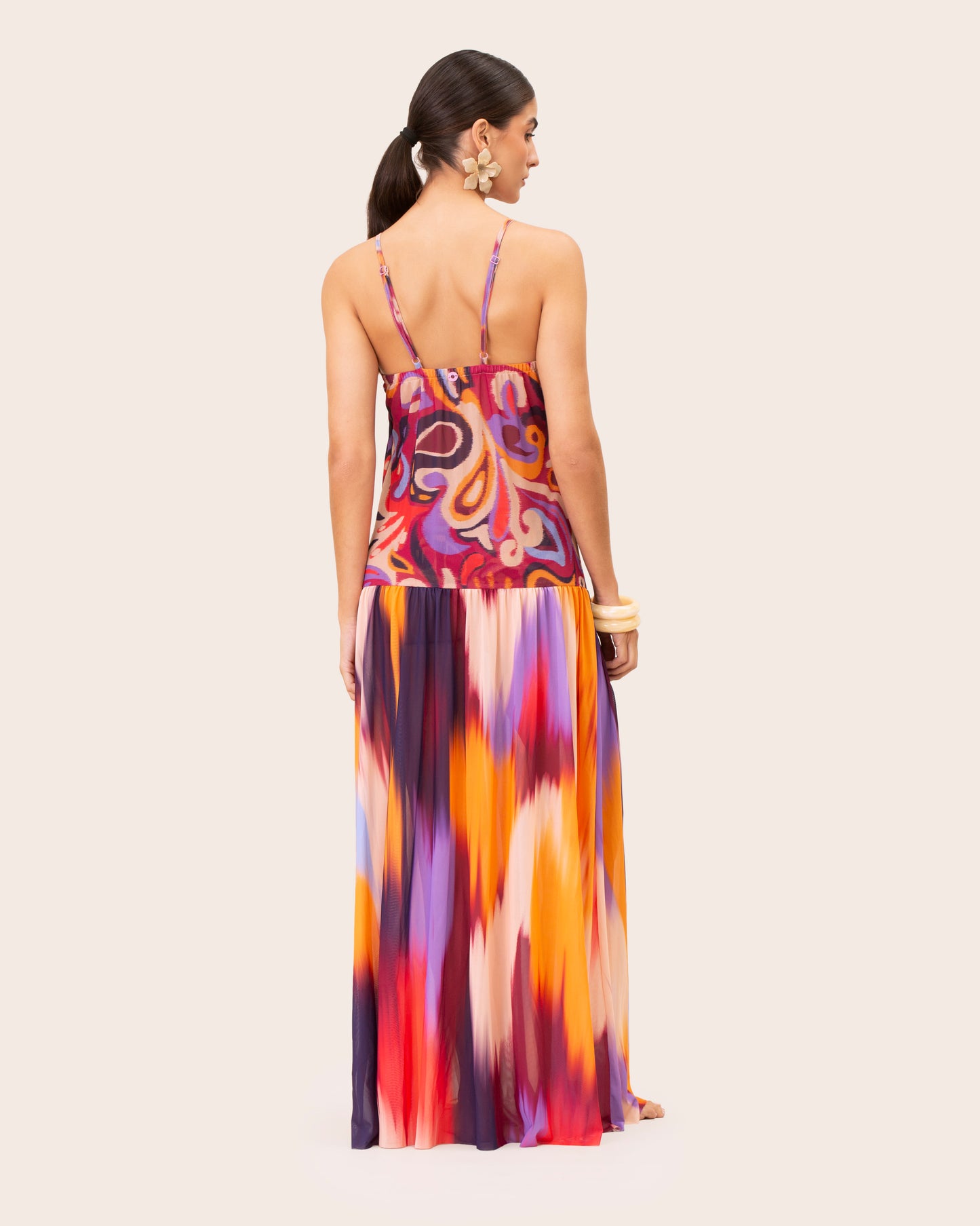 Vestido largo Tropical VEL266-TRO