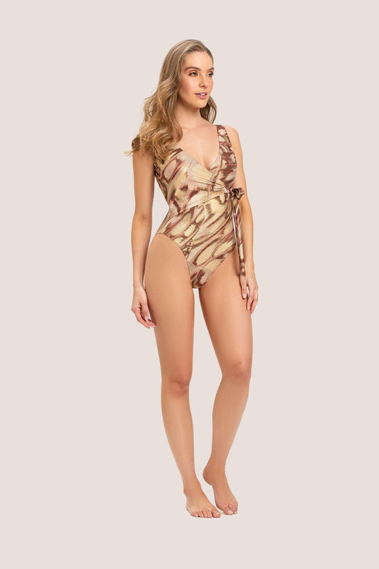 Vestido De Baño Enterizo Zen Garden Rose Blossom Stories