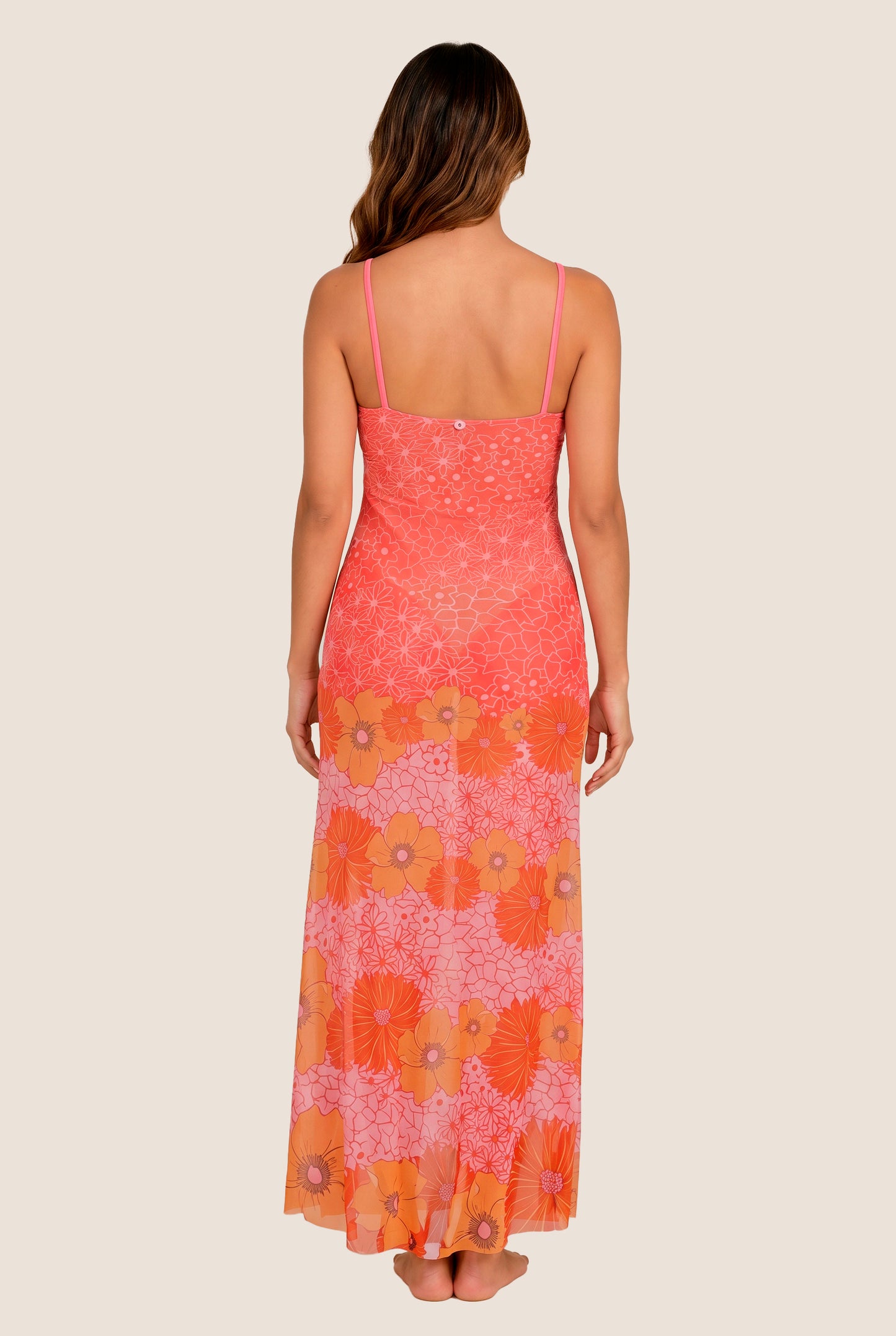 Avril Long Dress VEL287-FLO