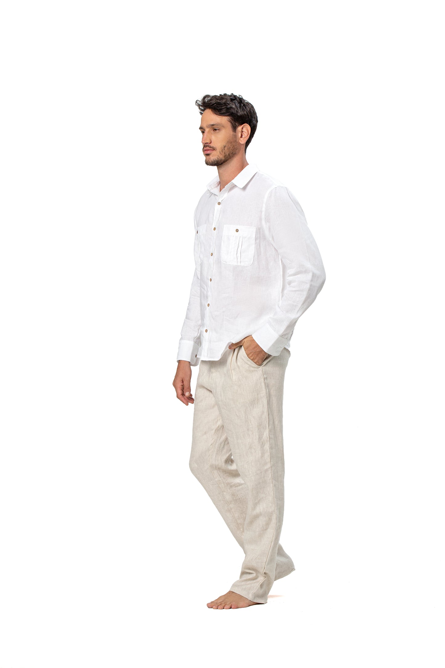 Linen Pants - Ondademar Men