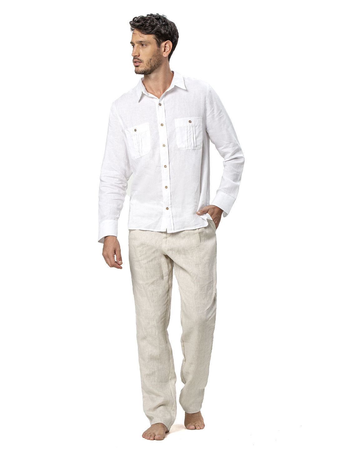 Linen Pants - Ondademar Men