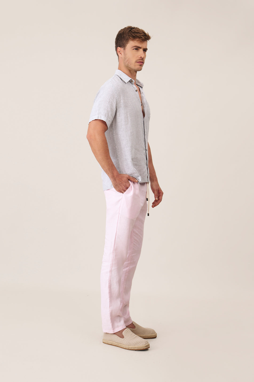 Linen Pants - Ondademar Men