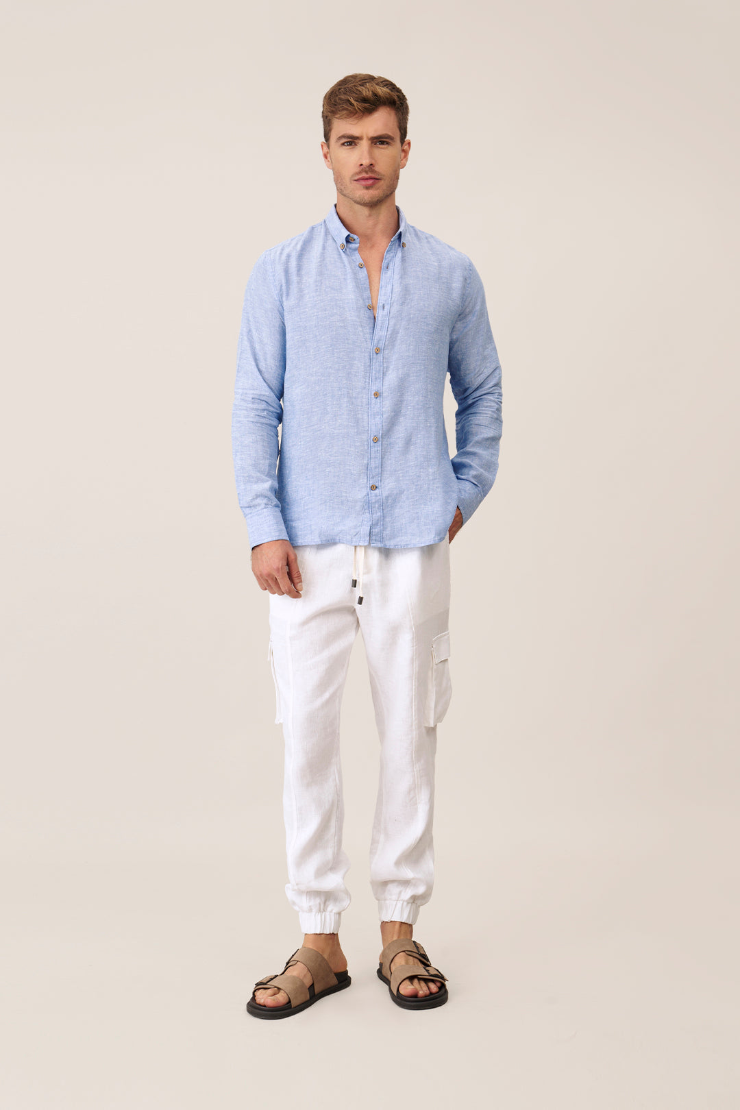 Linen Shirt - Ondademar Men