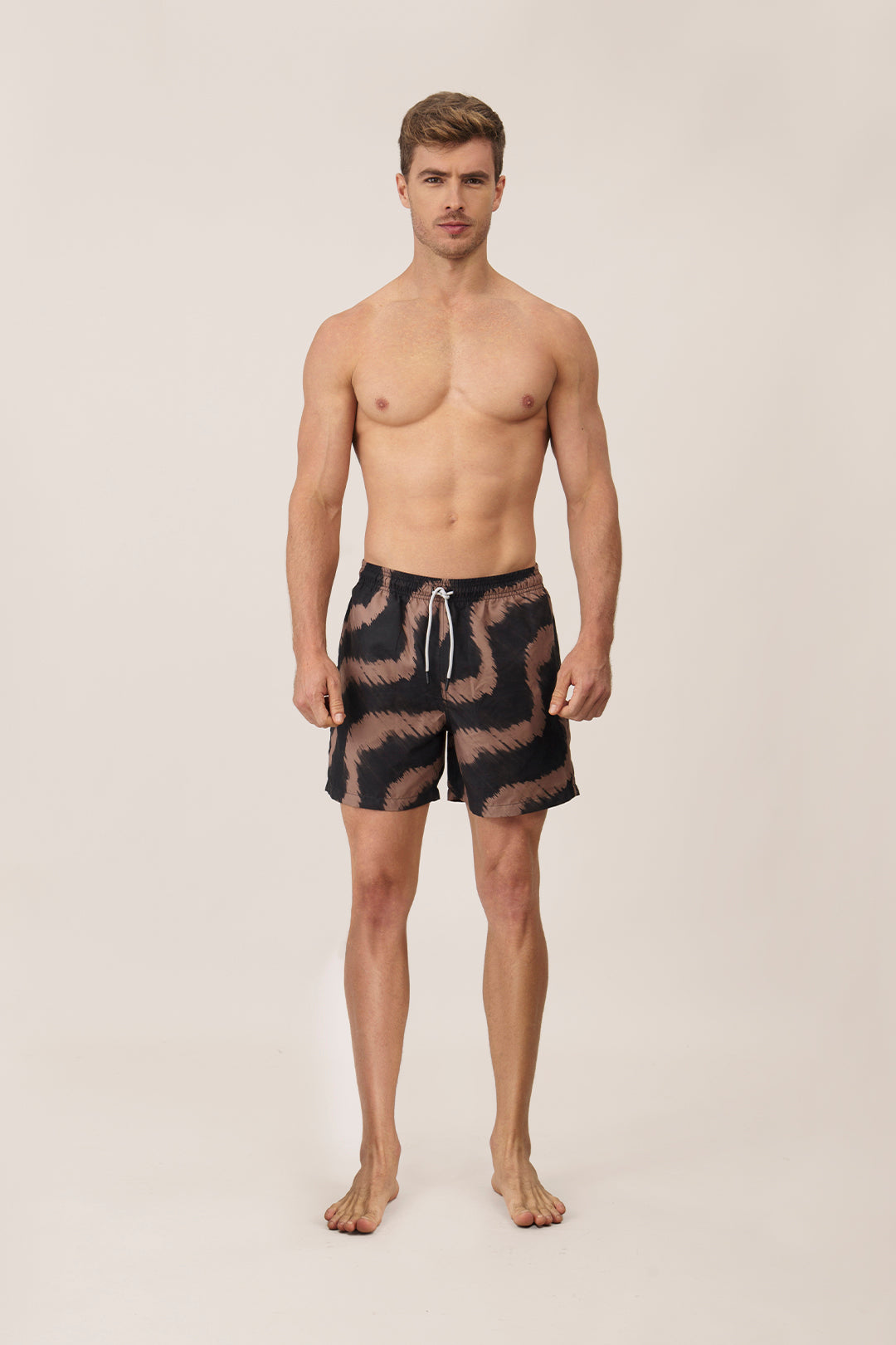 Bloomy Men's Swim Trunk - Mocca Summer