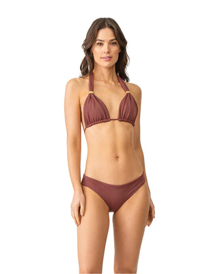 Panty De Bikini Solids Media Luna