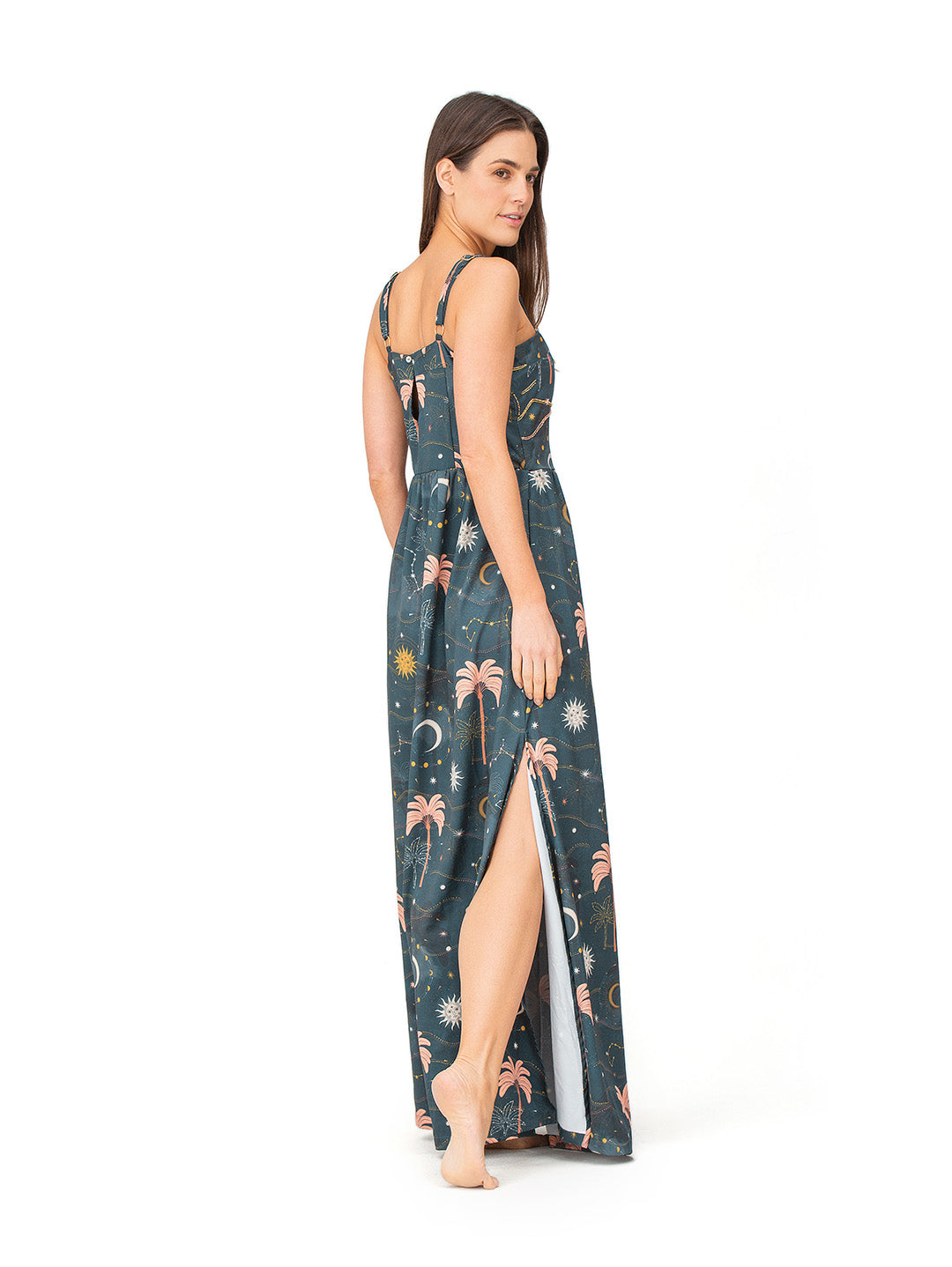 Ayshil Long Dress - Media Luna