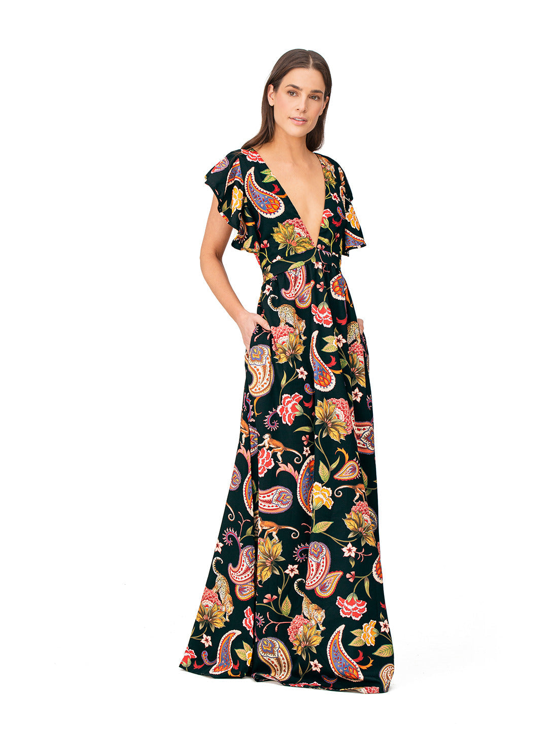 Vera Long Dress - Media Luna