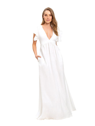 Vera Long Dress - Linen Capsule